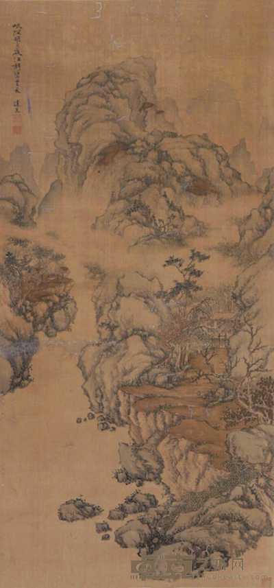 白宗魏 山水 镜心 115×53cm